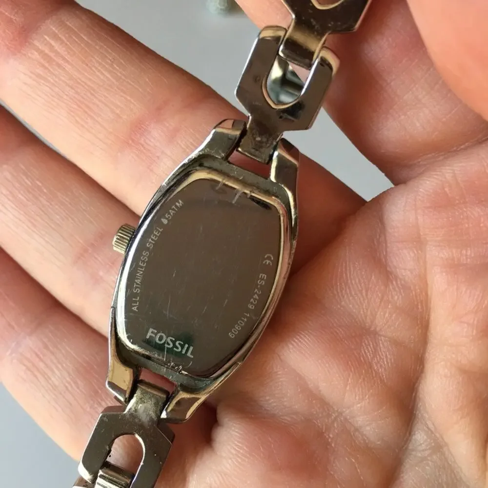 Fossil silver tone ladies' watch - nonticking